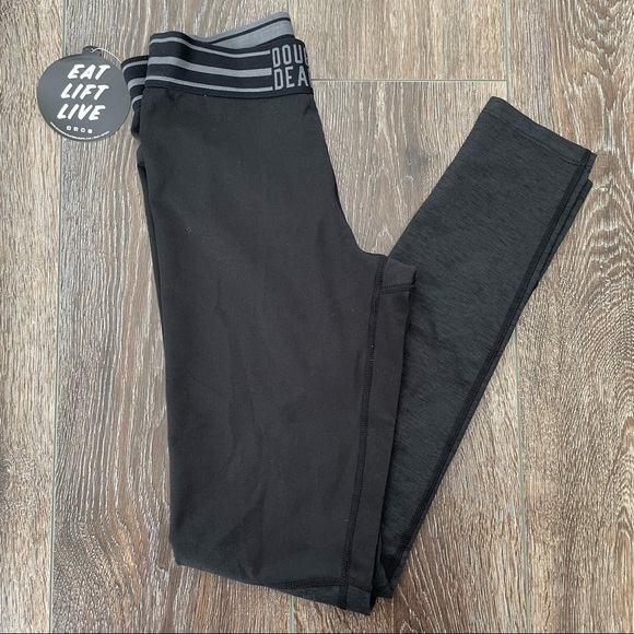 Doughnuts & Deadlifts Leggings Small - Picture 2 of 5